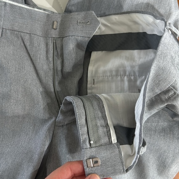 Express Men’s Stretch Slim Trousers - Grey (30 x 32) - Picture 5 of 5